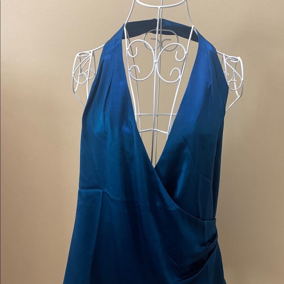 Ann Taylor Tops - Ann Taylor Elegant Blue Halter top